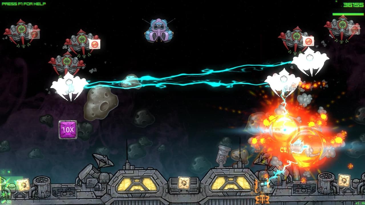 Asteroid Burger: Defense Force screenshot 2