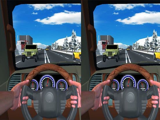 VR-Crazy Car Traffic Racing 2 Free screenshot 4