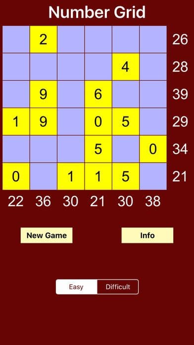 NumberGrid