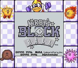 Kirbys Block Ball (1995)