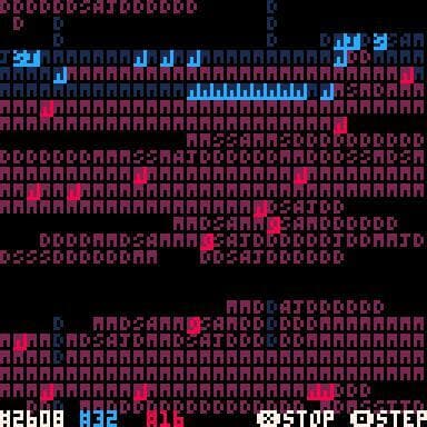 Corewar screenshot 2