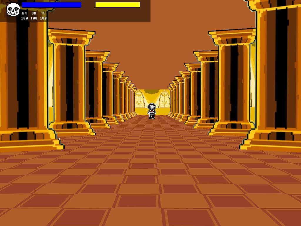Sans Simulator 3D BoneCruSh 3d screenshot 5