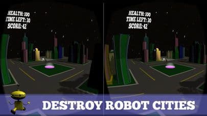 Big City, Bigger Robot - FPS for Google Cardboard screenshot 2