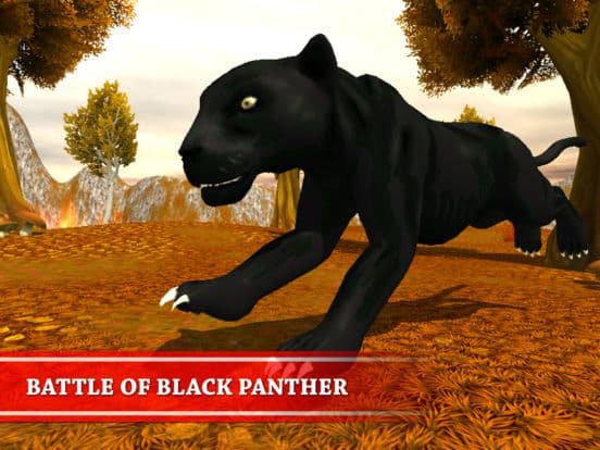 Black Panther Simulator - Wild Animals Survival 3D screenshot 2