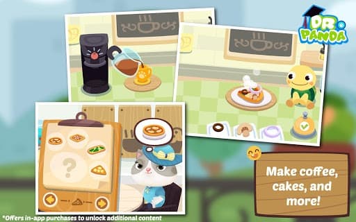 Dr. Panda Café Freemium screenshot 3