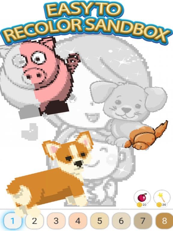 Pixel Art Color By Number Ω screenshot 2