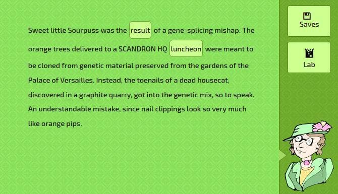 Dr. Sourpuss Is Not A Choice-Based Game