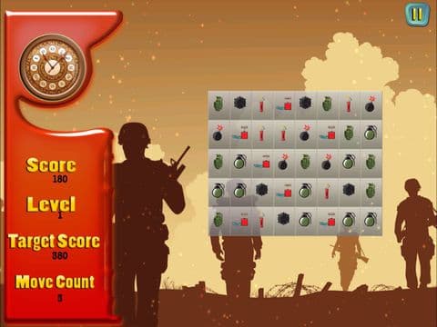 Advanced Bombing Puzzle Craze - A Warfare Matching Blowup! FREE screenshot 3