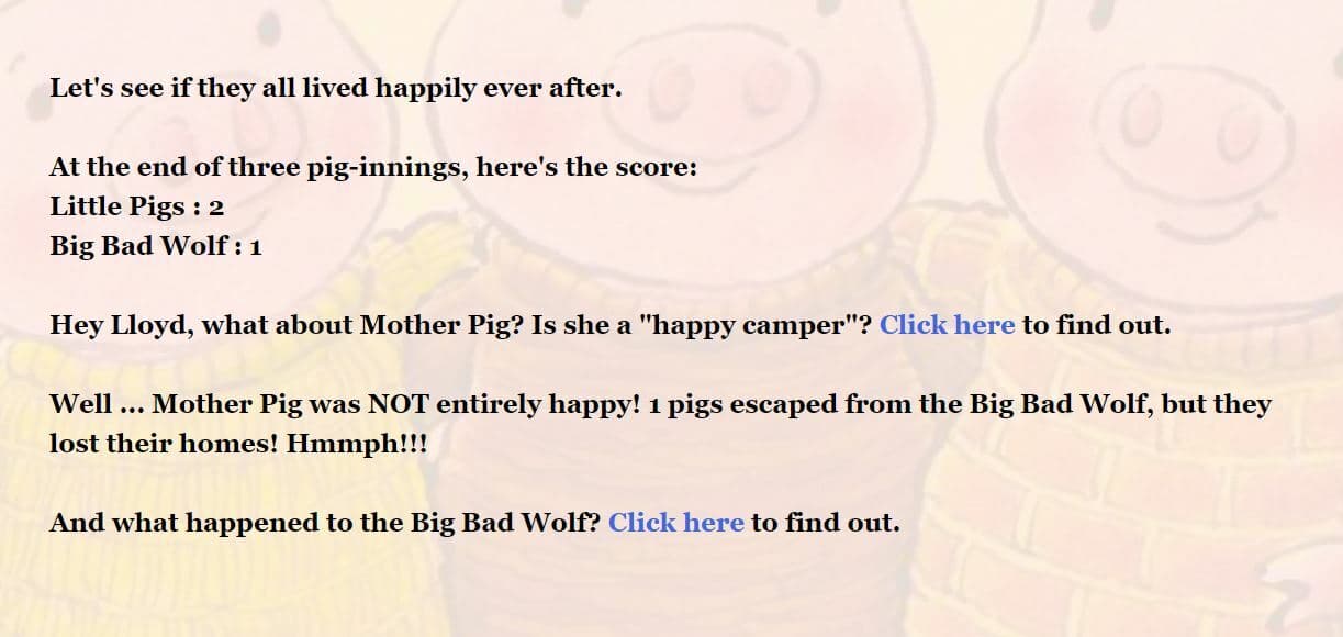Three Little Pigs (itch) (lloydtspencer) screenshot 4