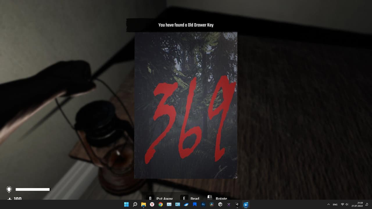 Deseption of Vision horror game screenshot 2
