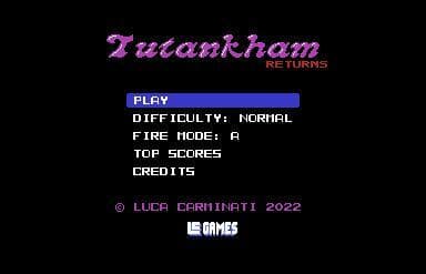 Tutankham Returns (C64) screenshot 2