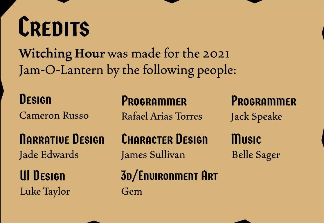 Witching Hour (cfrusso18, Gem, Luke Taylor)