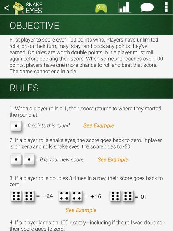 Snake Eyes - Social Dice screenshot 5