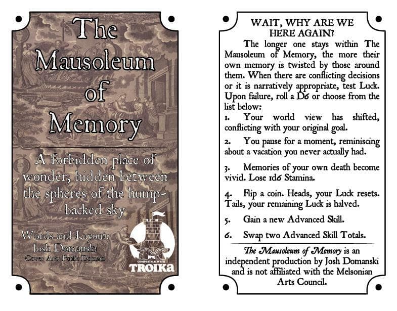 The Mausoleum of Memory screenshot 2