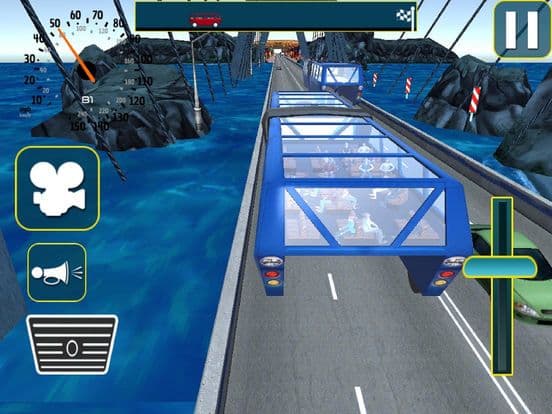 Vr City Elevated Bus: Gyro-scope Bu-s Par-king screenshot 2