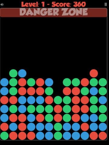 Color Crush: a puzzle game about matching 3 bubbles or more with the same color screenshot 2