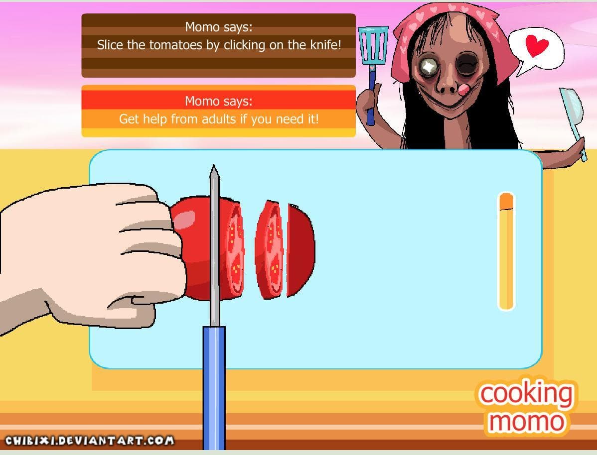 Cooking Momo: The Wholesome Momo Challenge screenshot 2