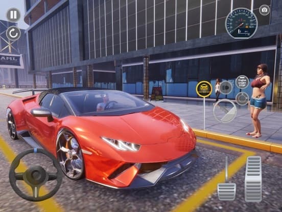 Lambo Car Driving Games 2022 screenshot 5