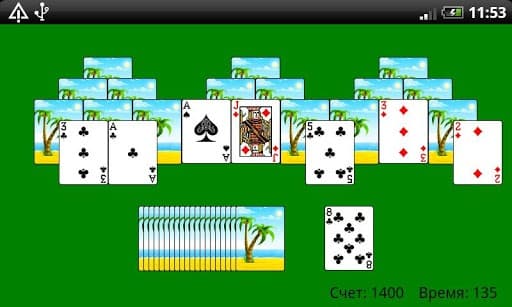Classic Tri Peaks HD screenshot 2