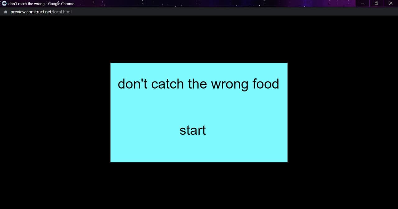 dont catch the wrong food