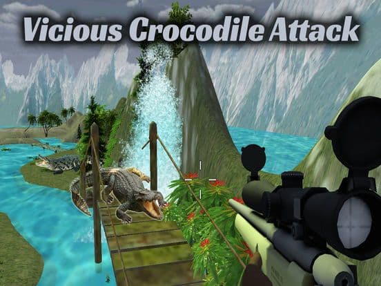 Wild Crocodile Attack 2017: Alligator Hunting 3D screenshot 3