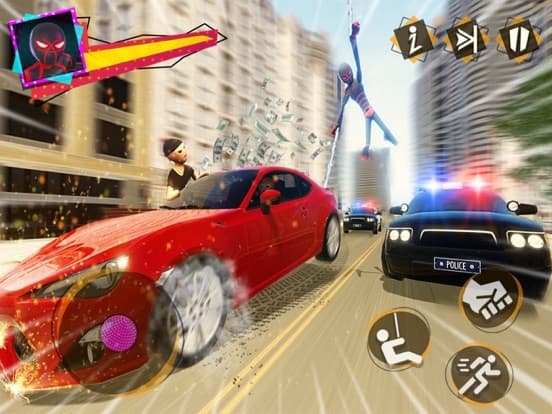 Stick Spider Crime City Rescue