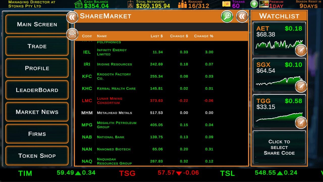 Stock Market Tycoon: Challenge screenshot 3