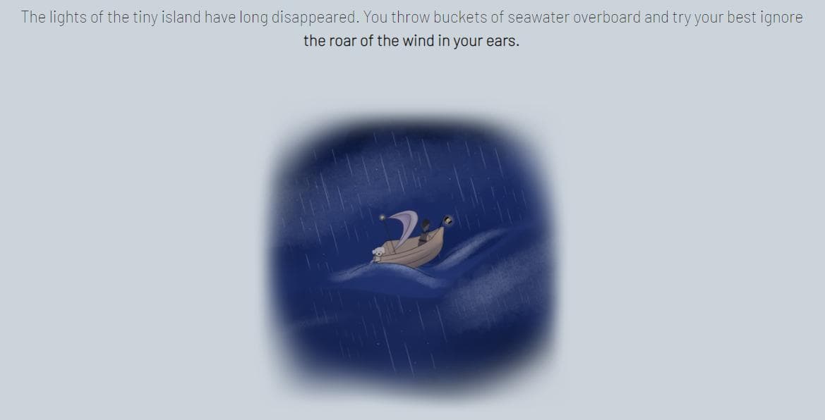 A SAIL AND COURAGE