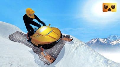 Snowmobile Simulator: VR Game for Google Cardboard screenshot 4