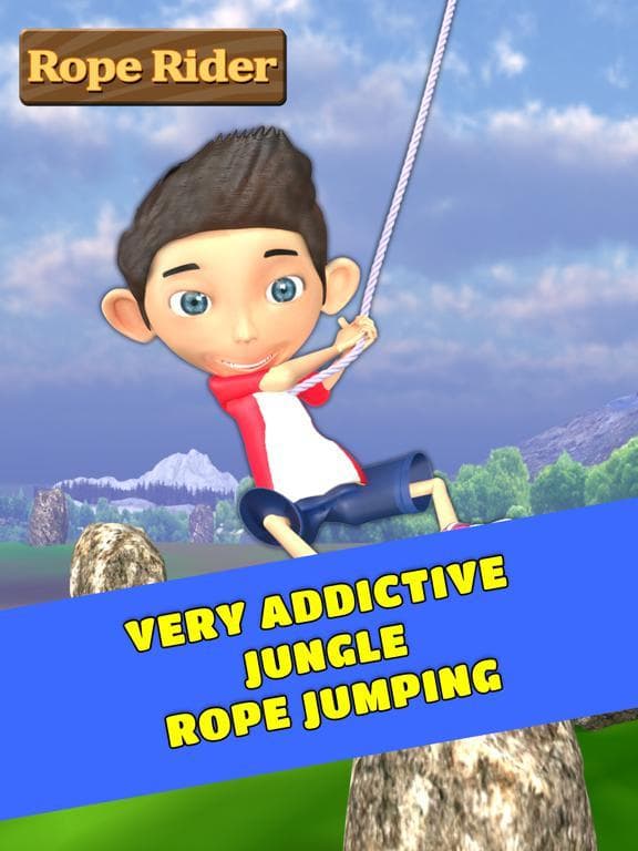 Rope Rider: Jungle Jump screenshot 2