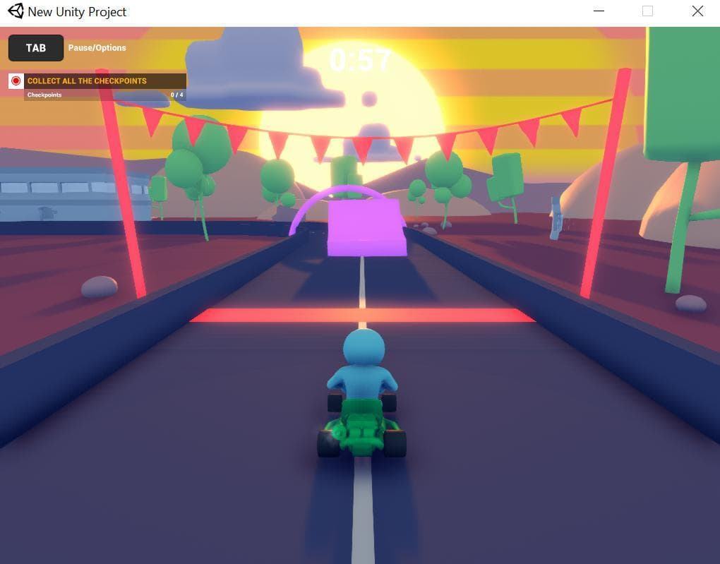 Racing game (itch) (Akshat10465)