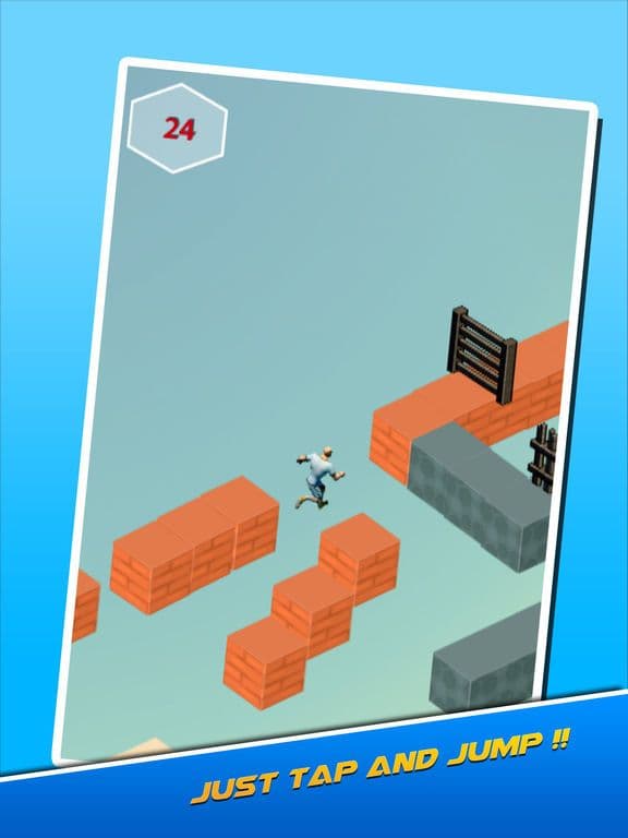 Running Man Jump - Can You Challenge Jumper Hurdle Game