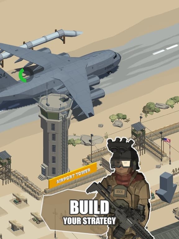 Idle Warzone 3d: Military Game screenshot 4