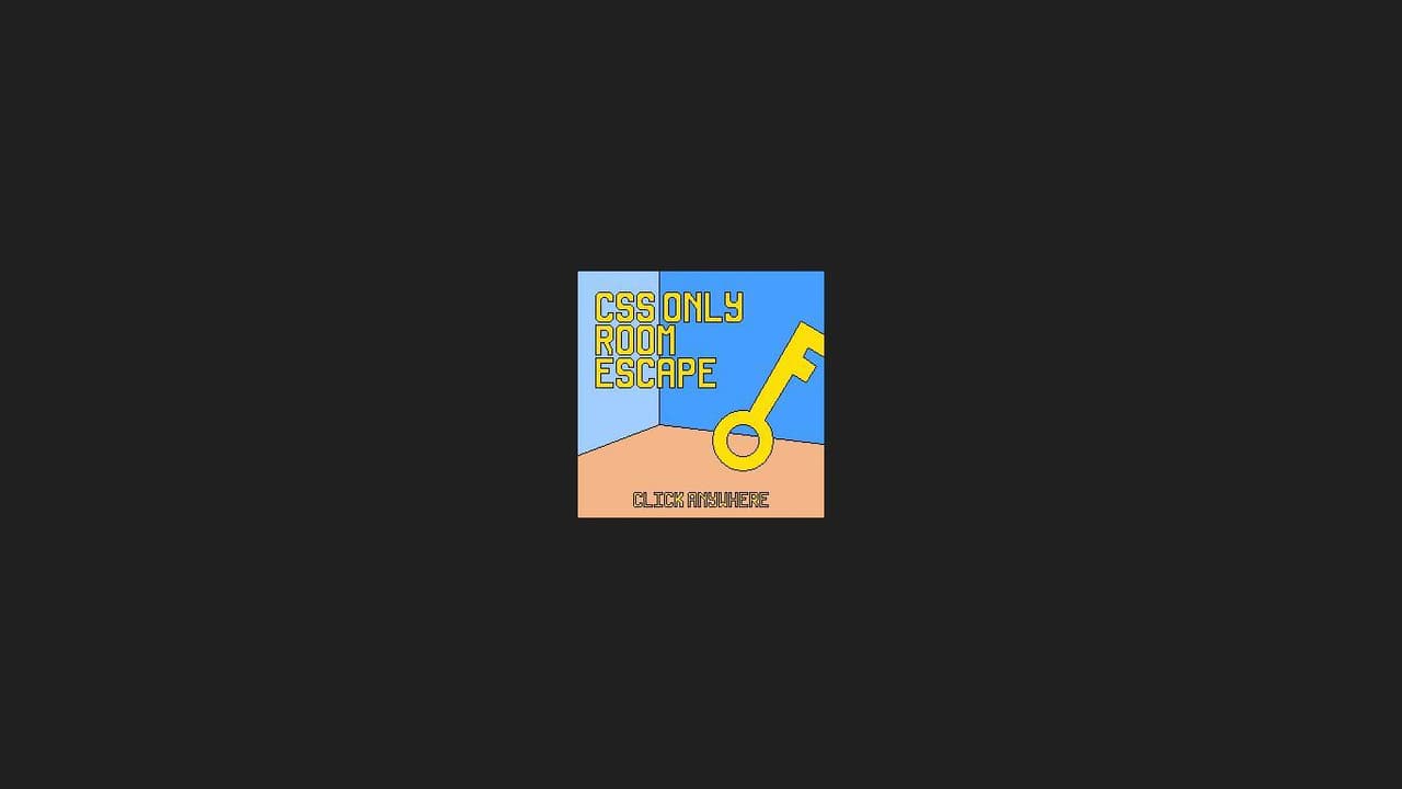 CSS Only Room Escape Game