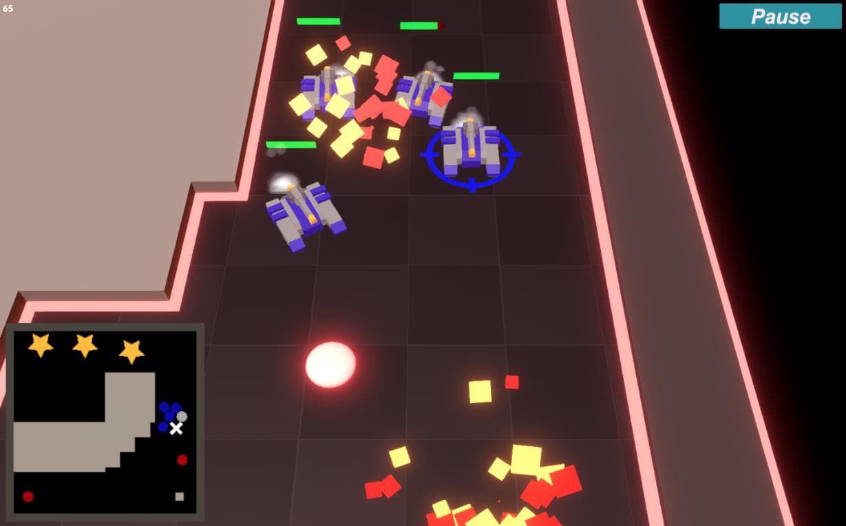 Neon Bot Battle screenshot 5