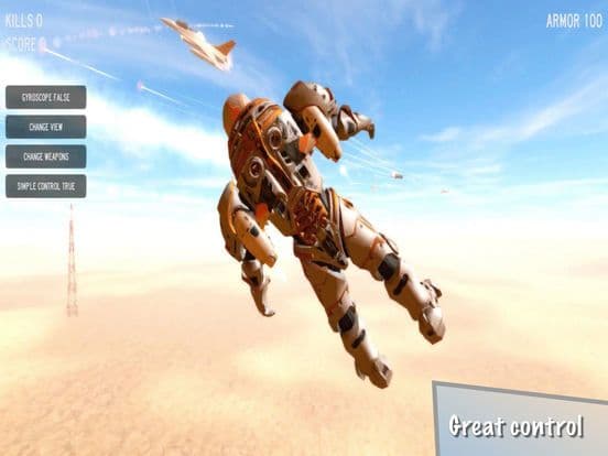 Air Robots War 3D screenshot 3