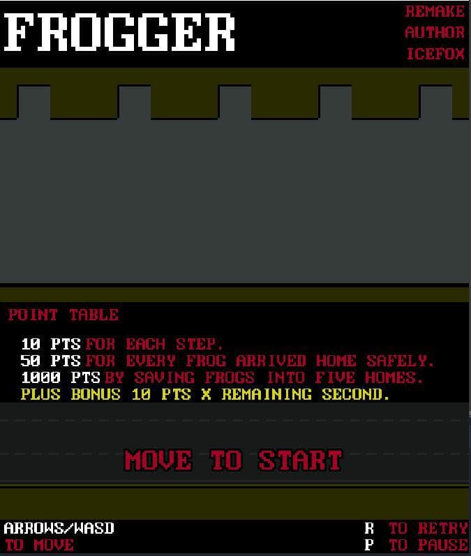 FROGGER (GameJam - unfinished)