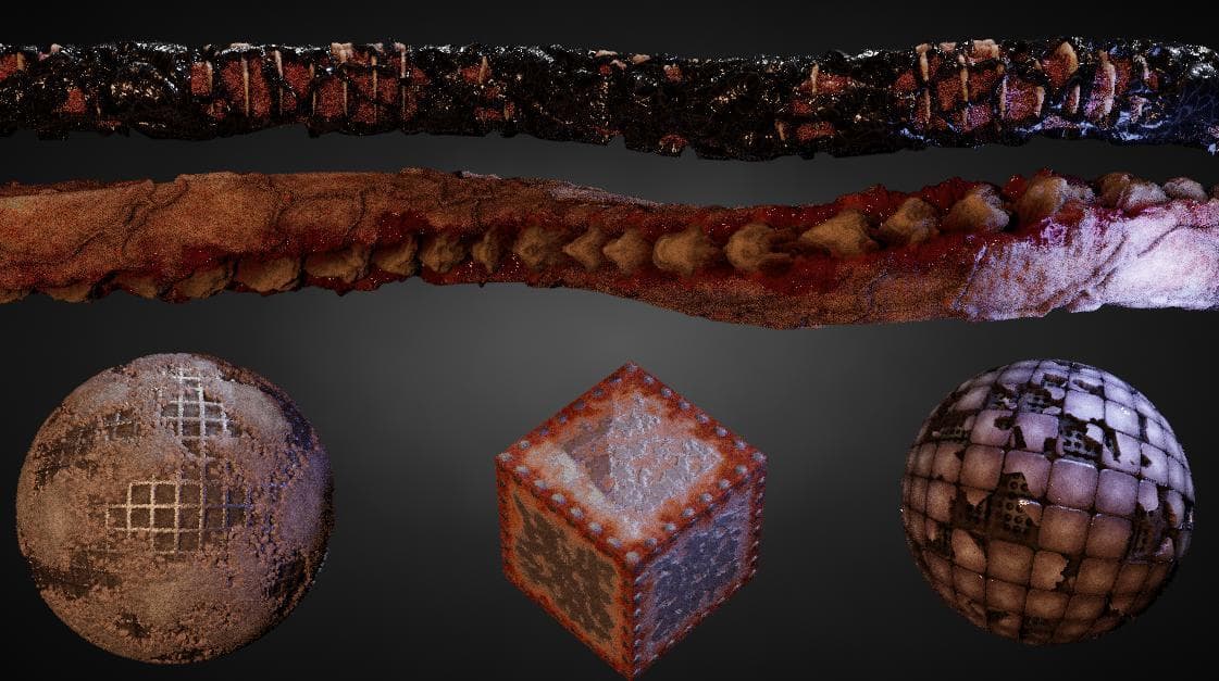 Blender Horror Material Pack