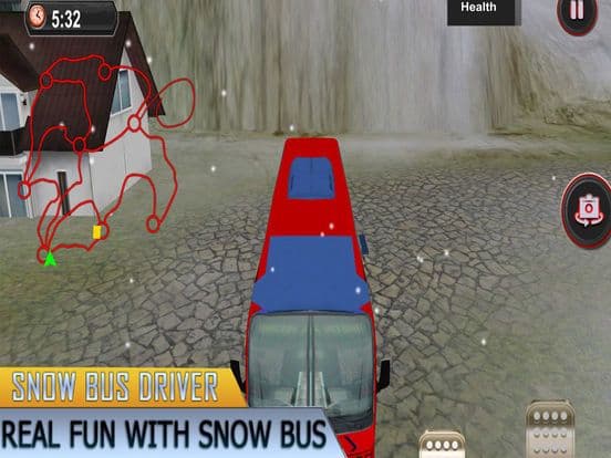 Bus Drive Snow Simulator screenshot 2