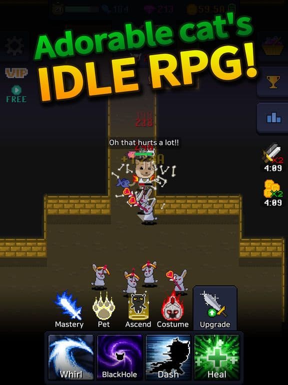 Cat Tower - Idle RPG screenshot 3