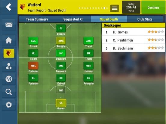 Football Manager Mobile 2018 screenshot 6