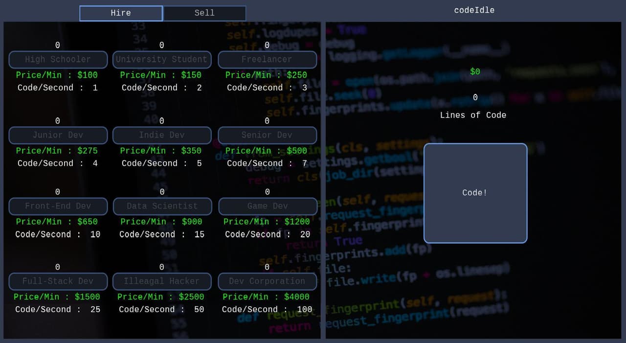 codeIdle screenshot 6