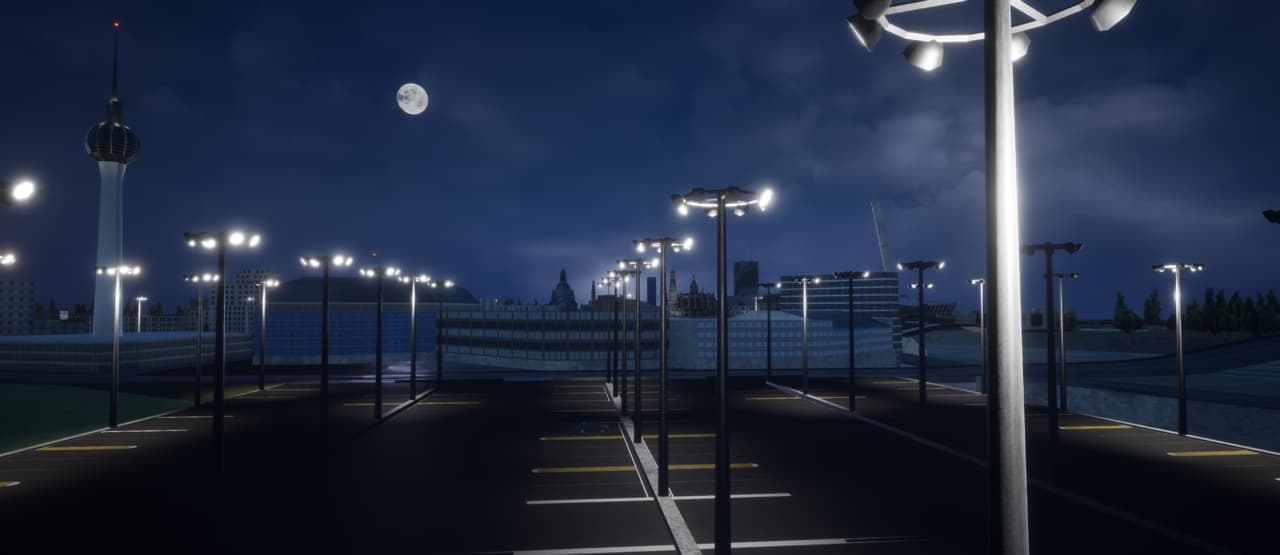 A Dresden Look-Alike City Liminal Lockdown Driving Simulator screenshot 5