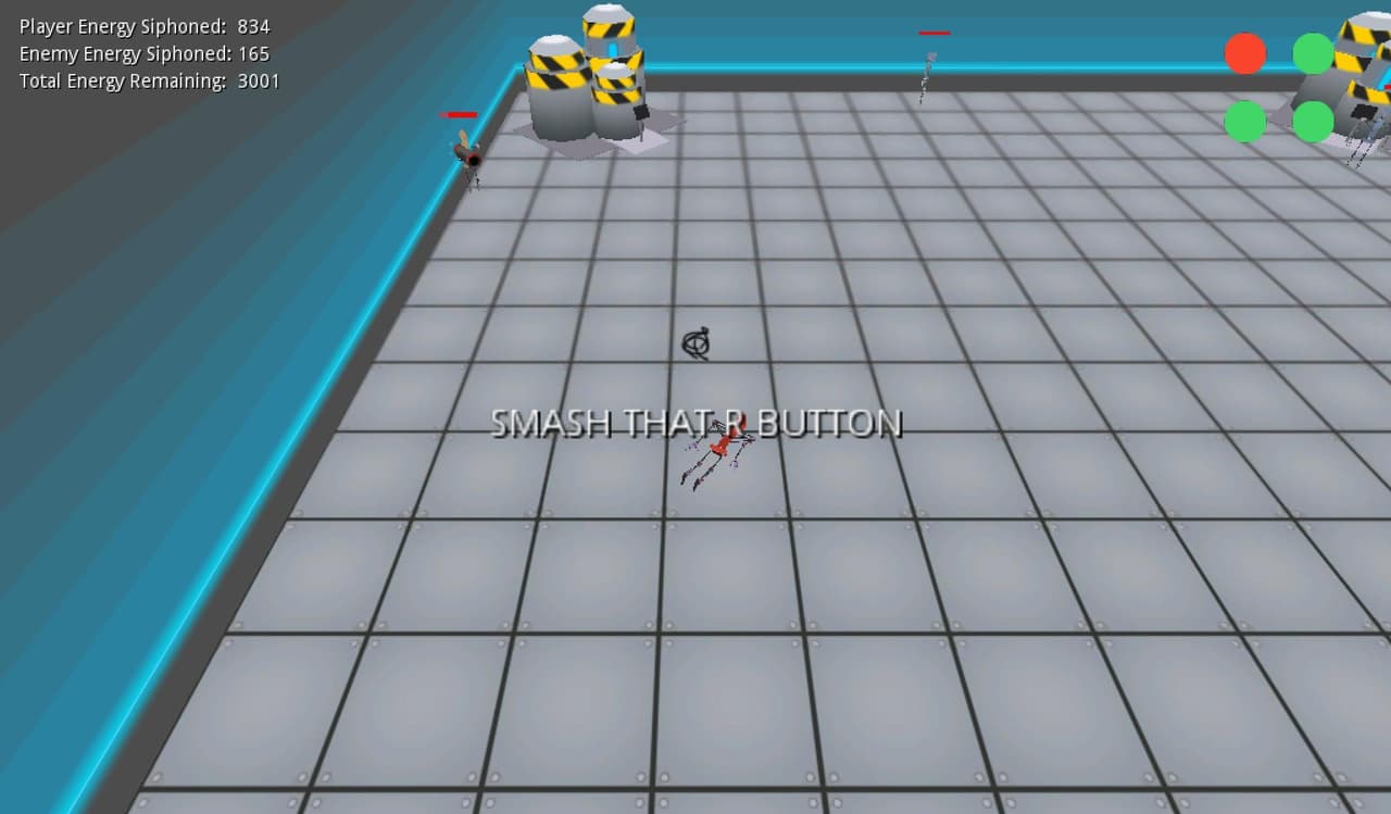 Ultimately Futile Robot Power Struggle