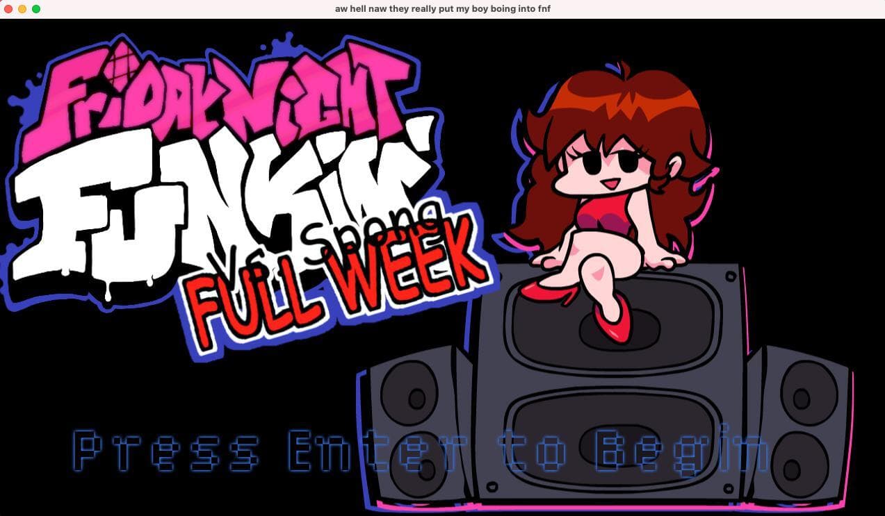 FNF Vs Spong For mac screenshot 2