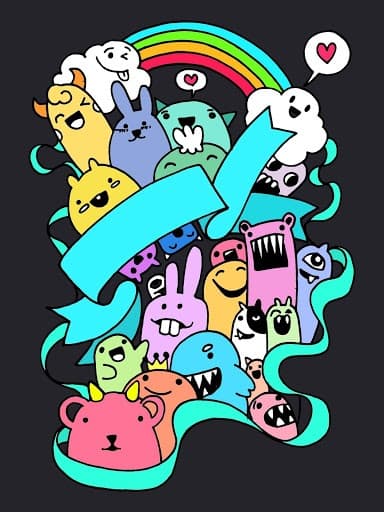 Doodle Coloring Books