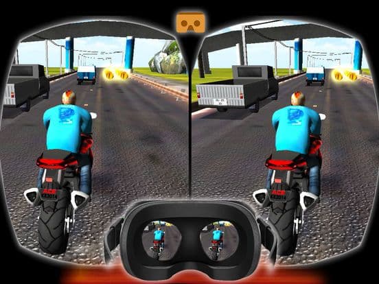 VR Race Moto GP. Crazy bike stunts virtual Reality screenshot 2