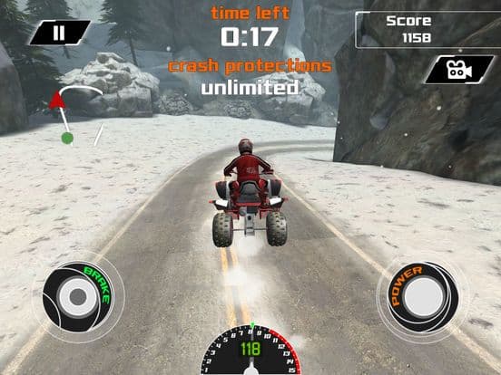 ATV Snow Racing - eXtreme Real Winter Offroad Quad Driving Simulator Game FREE Version screenshot 2