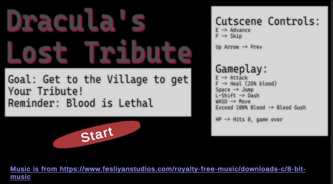 Draculas Lost Tribute screenshot 3