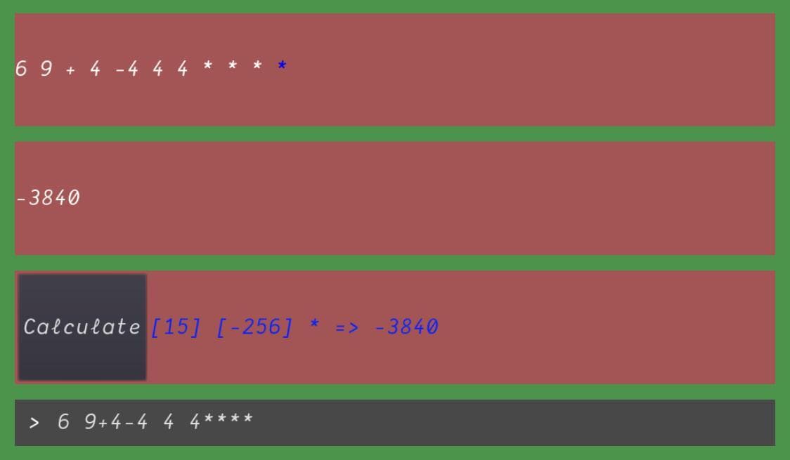Reverse Polish Notation Debugger screenshot 3